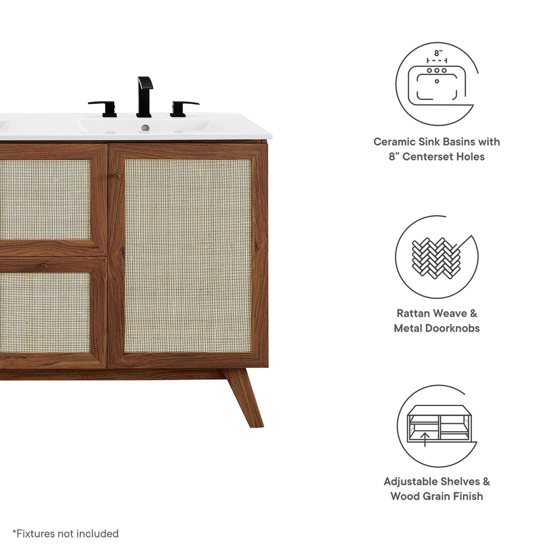 Soma 48” Dual Sink Bathroom Vanity