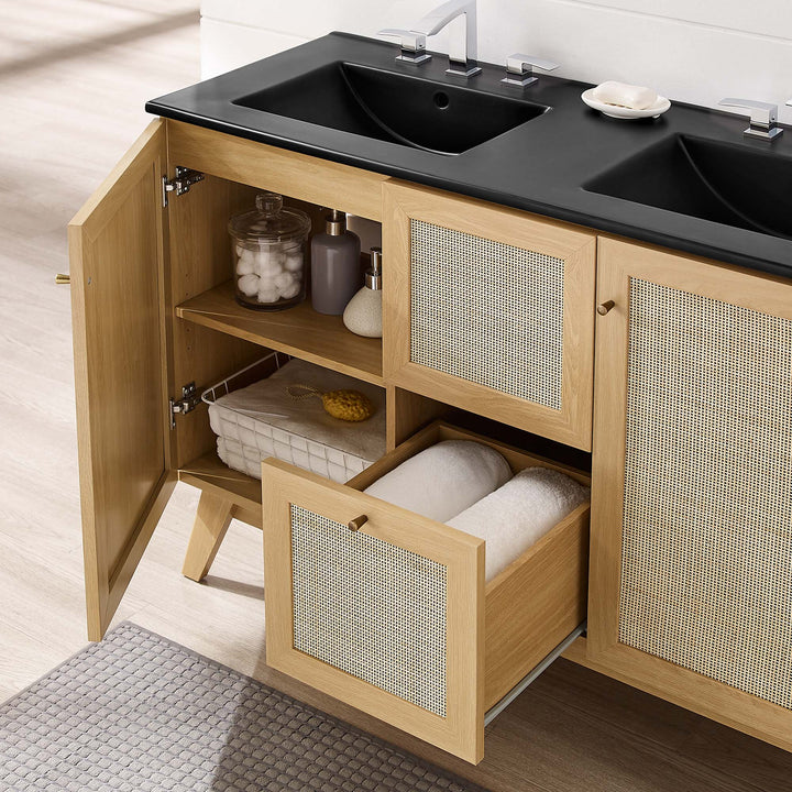 Soma 48” Dual Sink Bathroom Stand