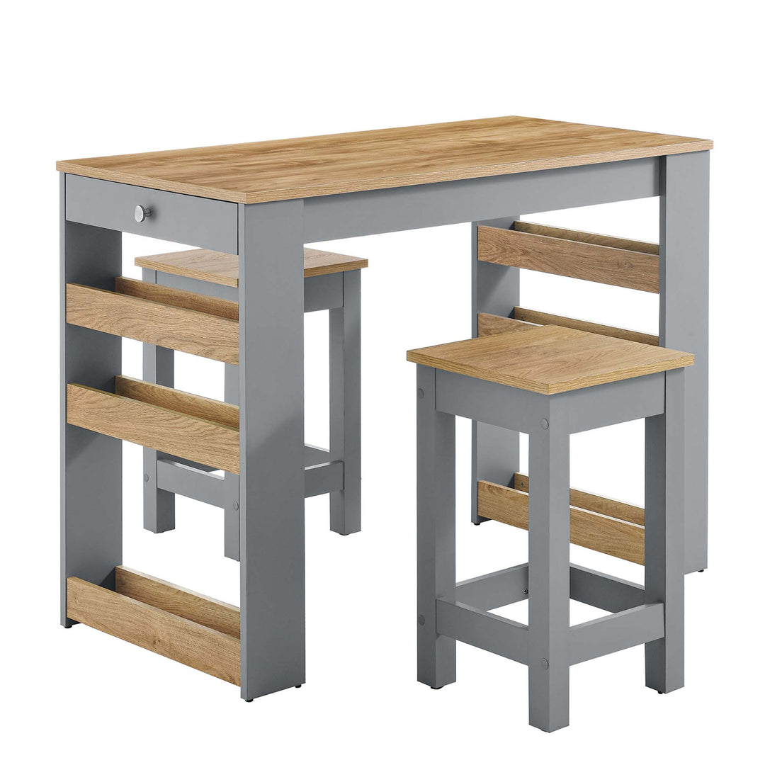 Grove 3-Piece Gathering Island and Stool Set