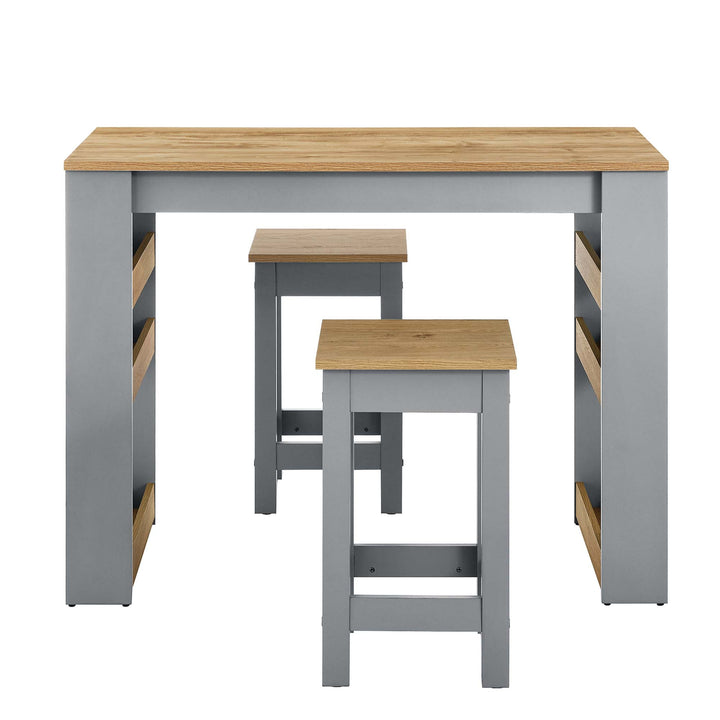 Grove 3-Piece Gathering Island and Stool Set