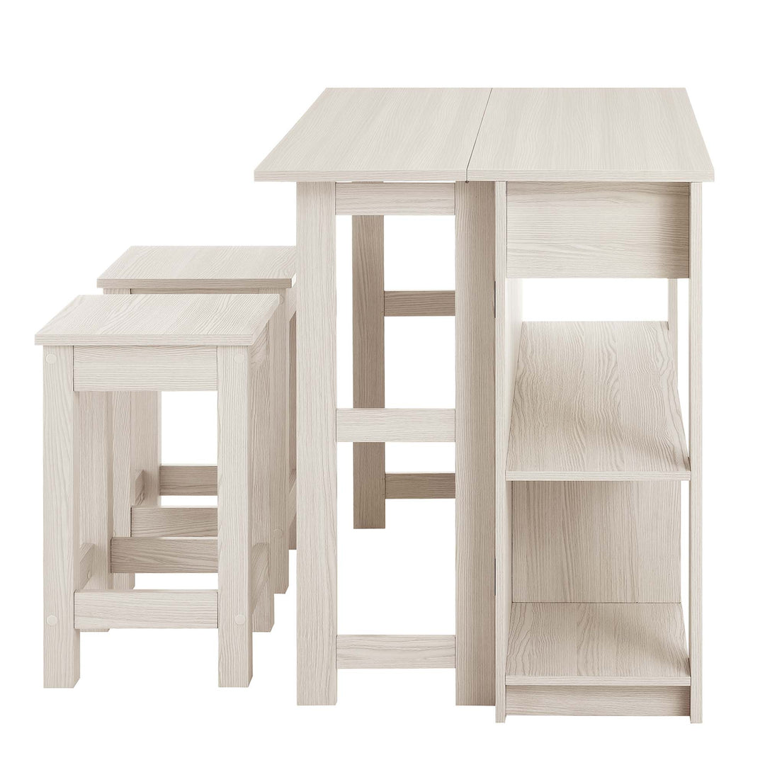 Meadowlark 3-Piece Kitchen Island and Stool Set