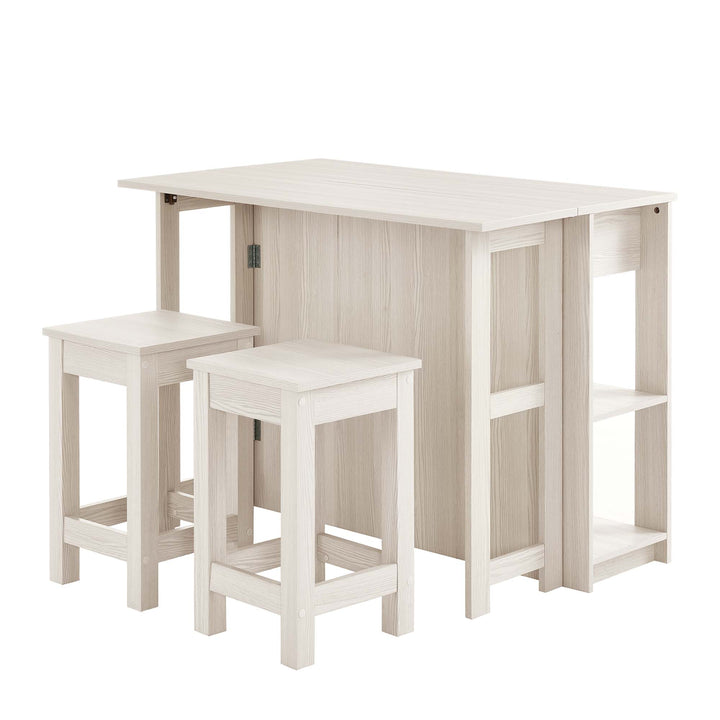 Meadowlark 3-Piece Kitchen Island and Stool Set