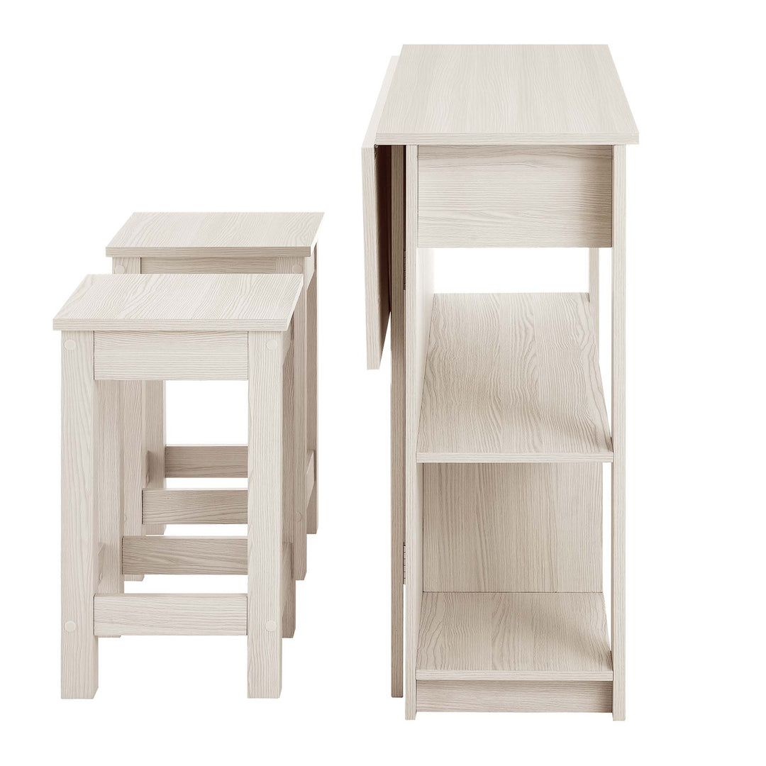 Meadowlark 3-Piece Kitchen Island and Stool Set