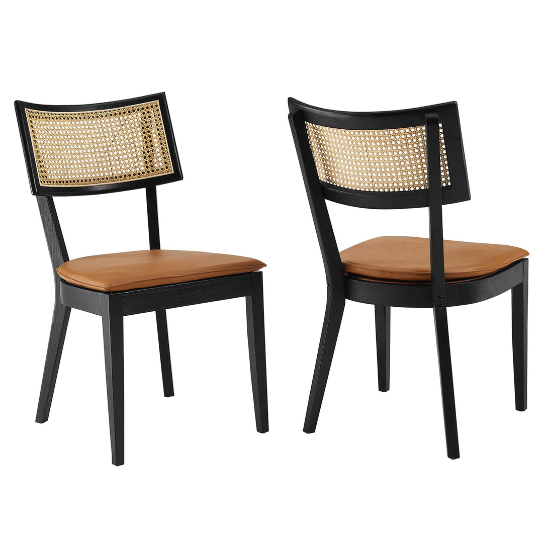 Charleston Cushioned Contemporary Chairs Set of 2