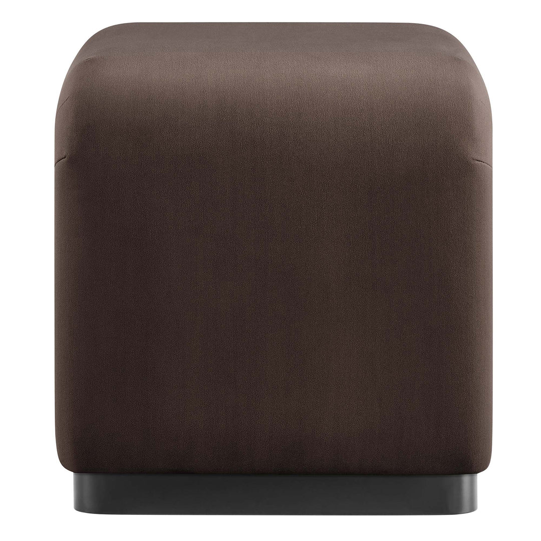 Koda Plush Velvet Cascade Stool