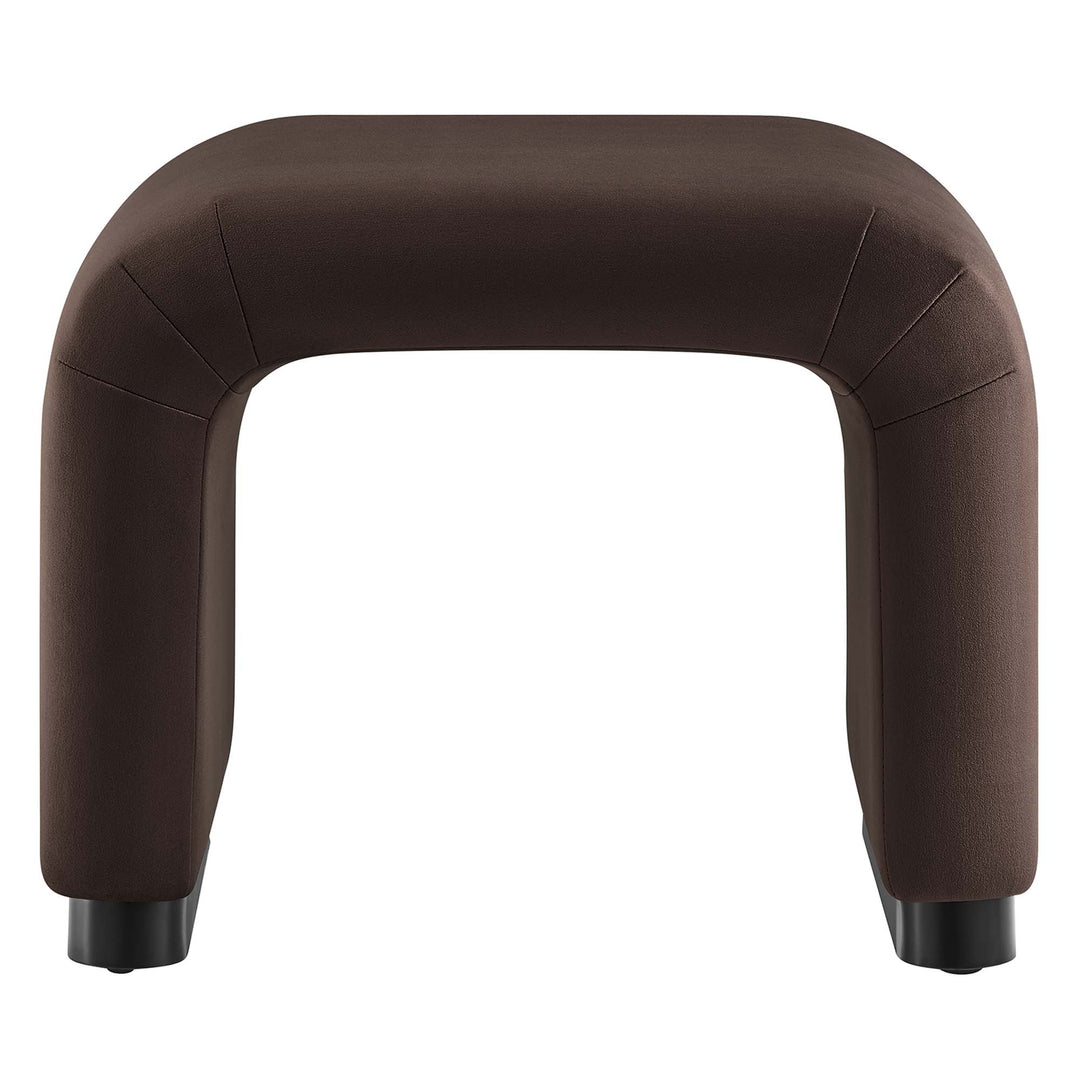 Koda Plush Velvet Cascade Stool