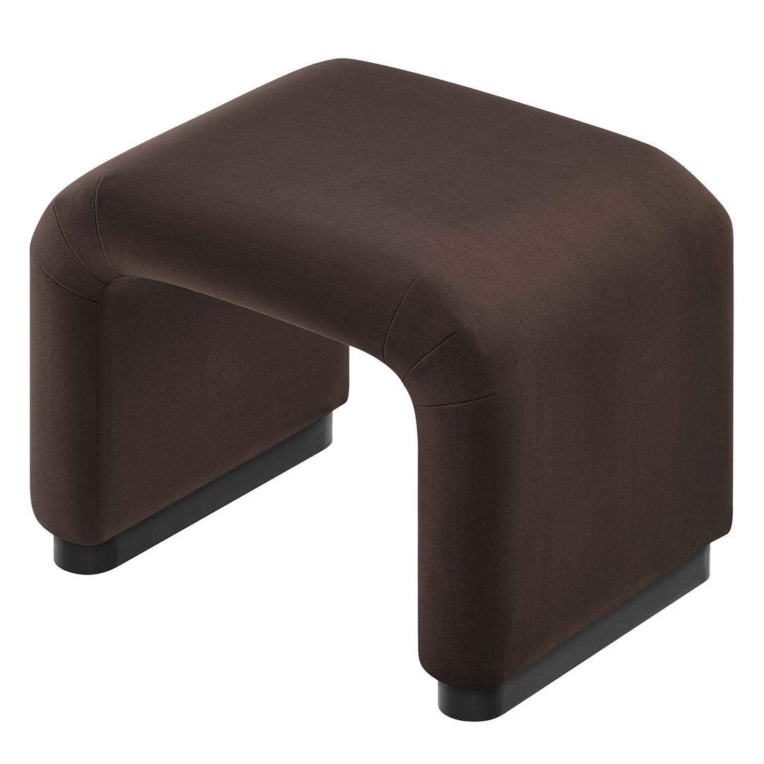 Koda Plush Velvet Cascade Stool