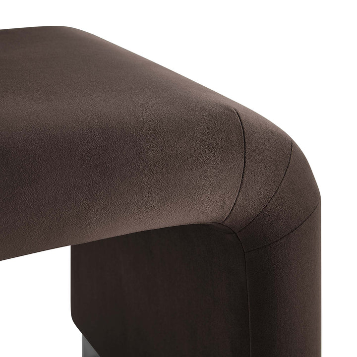 Koda Plush Velvet Cascade Stool