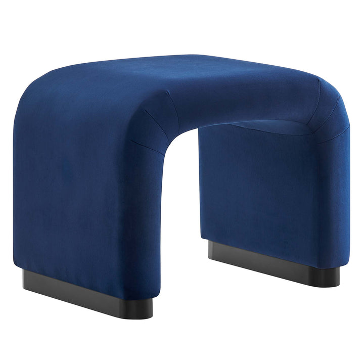 Koda Plush Velvet Cascade Stool