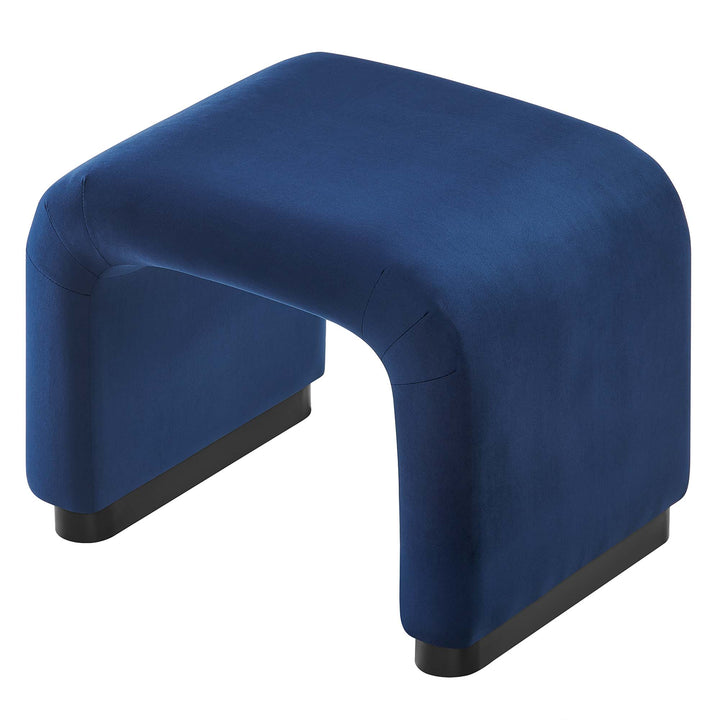 Koda Plush Velvet Cascade Stool