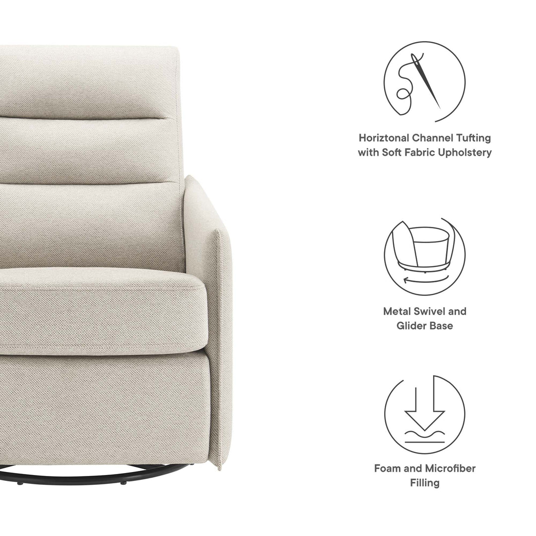 Elsa Upholstered Fabric Lounge Chair