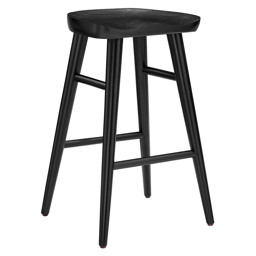 Sonora Backless Wood Counter Stools Set of 2