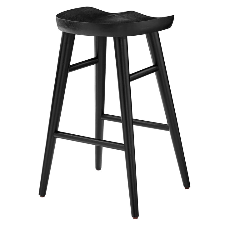 Sonora Backless Wood Counter Stools Set of 2