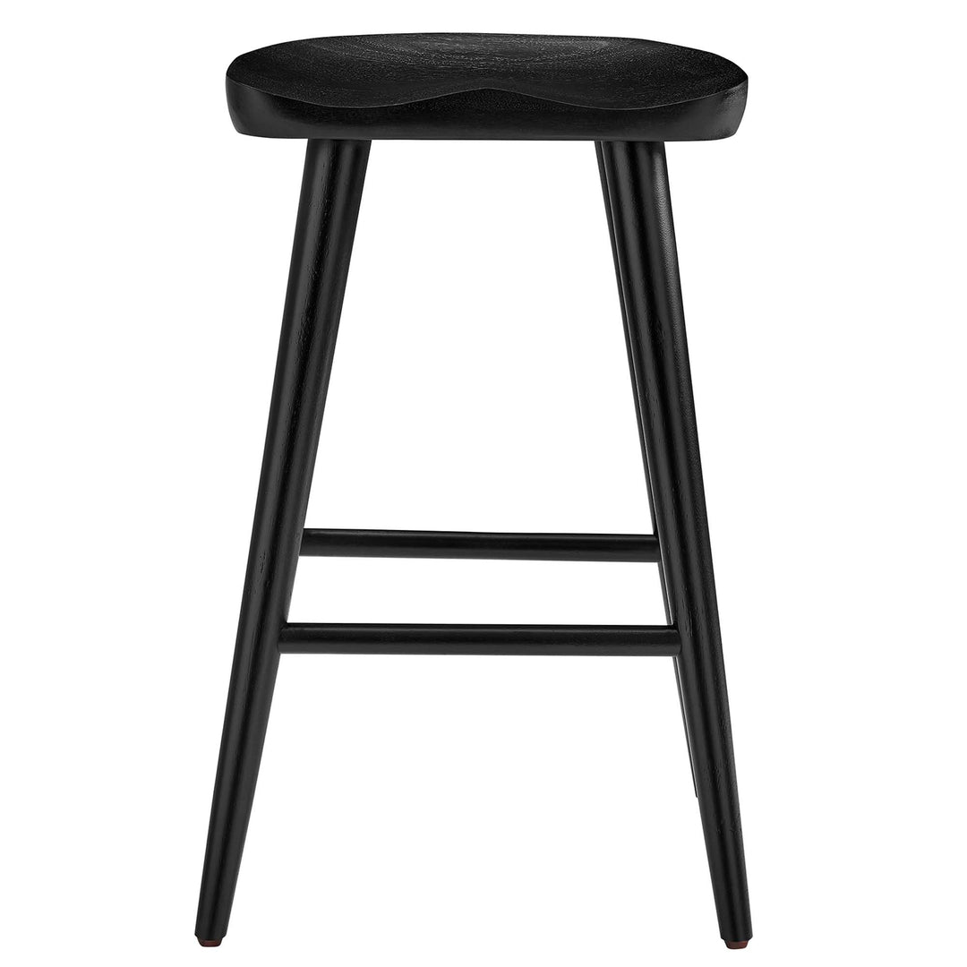 Sonora Backless Wood Counter Stools Set of 2