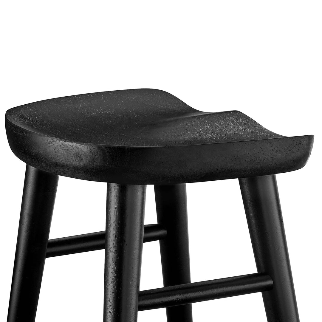 Sonora Backless Wood Counter Stools Set of 2