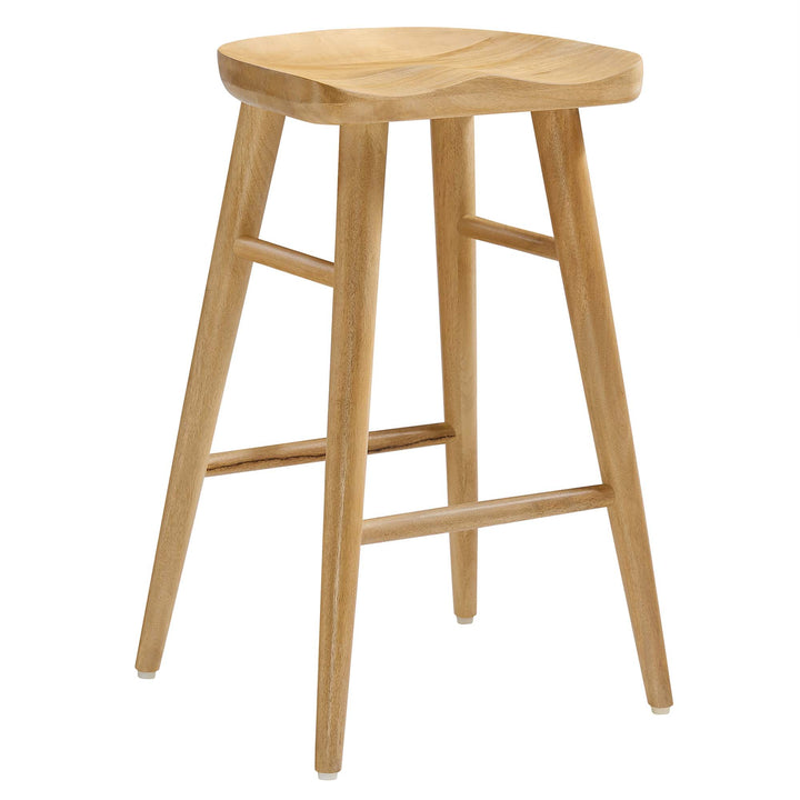 Sonora Backless Wood Counter Stools Set of 2