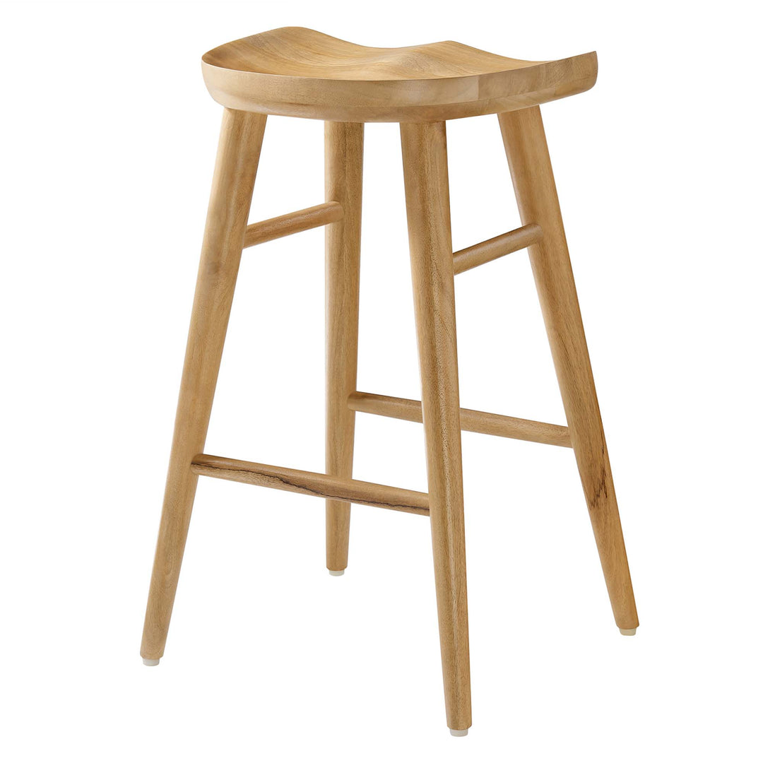 Sonora Backless Wood Counter Stools Set of 2