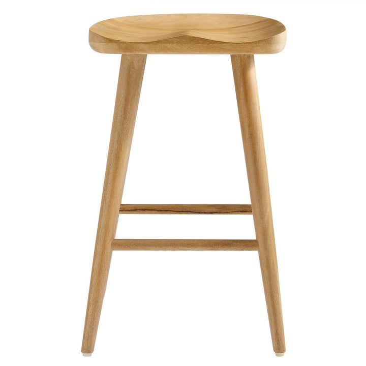 Sonora Backless Wood Counter Stools Set of 2