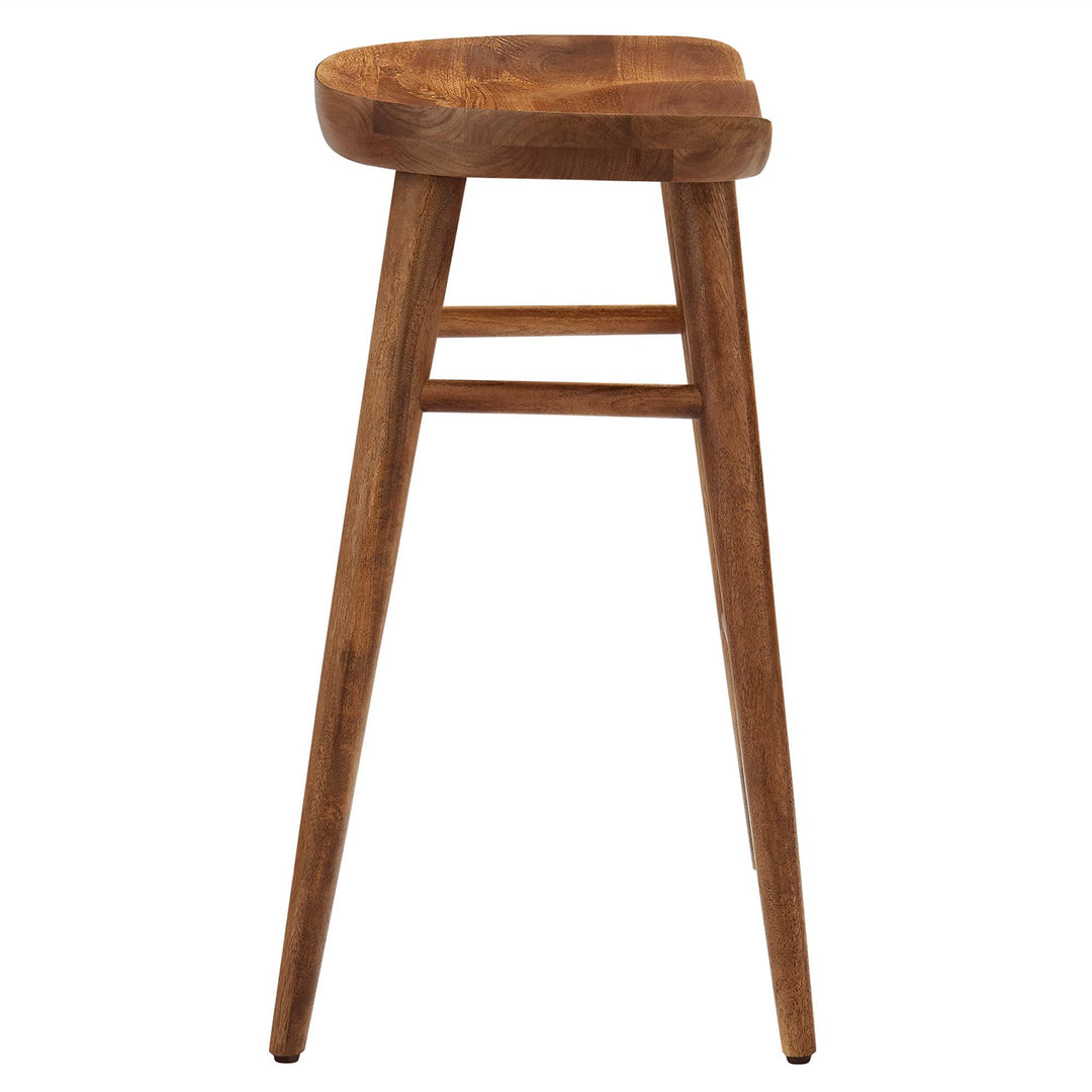 Sonora Backless Wood Counter Stools Set of 2