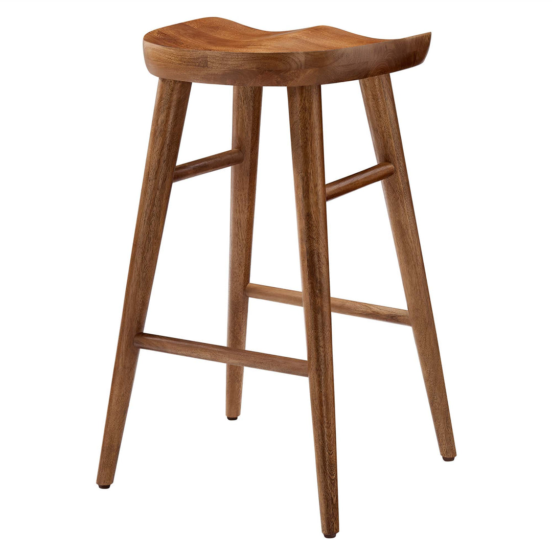 Sonora Backless Wood Counter Stools Set of 2