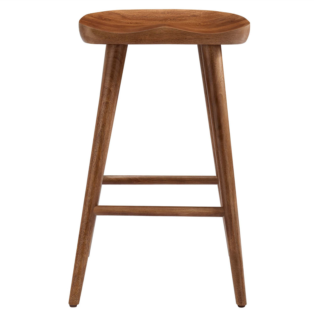 Sonora Backless Wood Counter Stools Set of 2