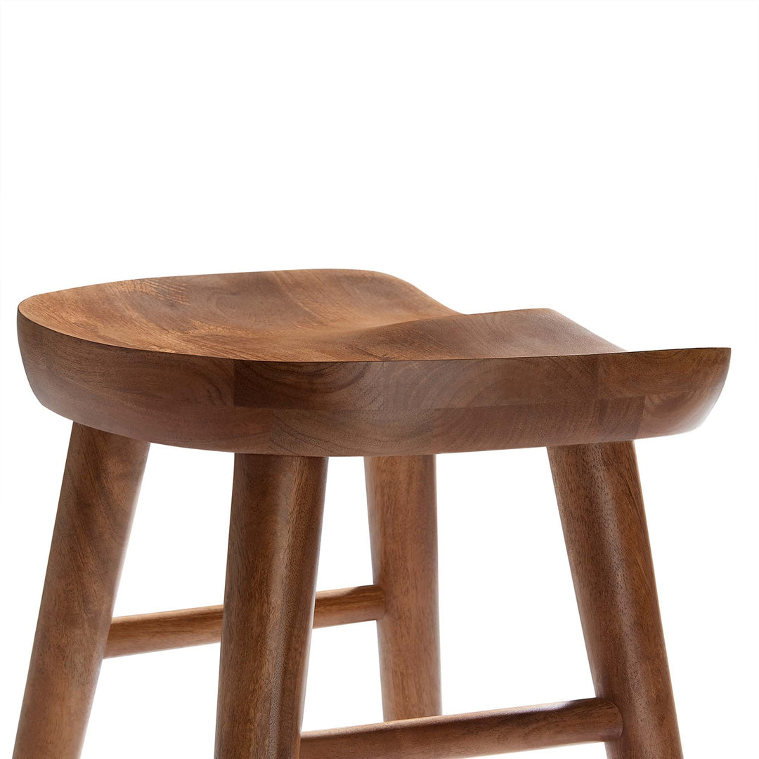 Sonora Backless Wood Counter Stools Set of 2