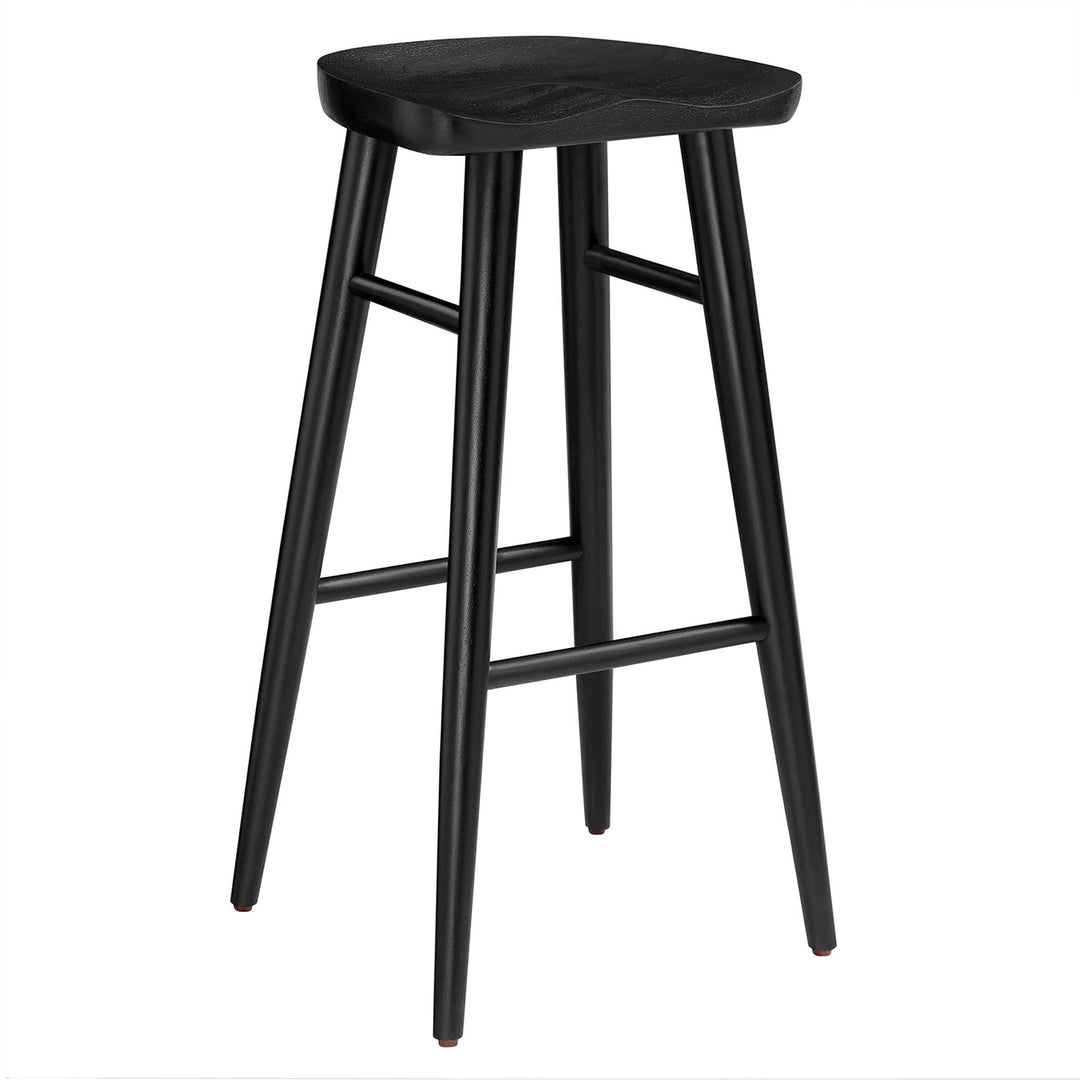 Sienna Backless Wood Bar Stools Set of 2