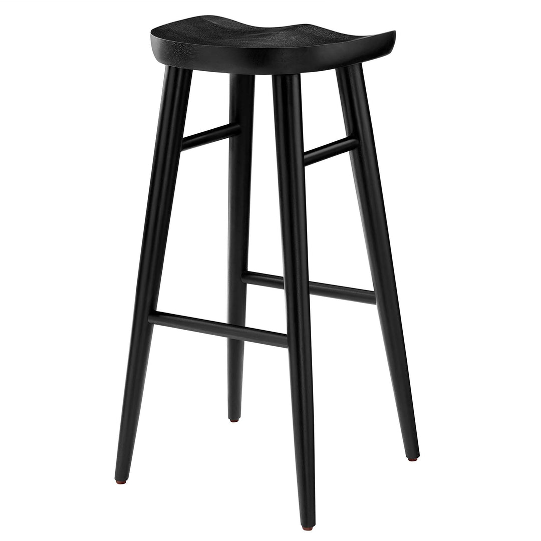 Sienna Backless Wood Bar Stools Set of 2