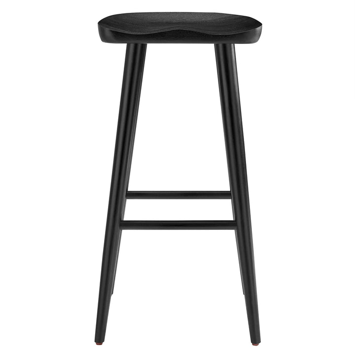 Sienna Backless Wood Bar Stools Set of 2