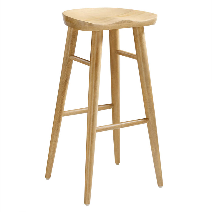 Sienna Backless Wood Bar Stools Set of 2