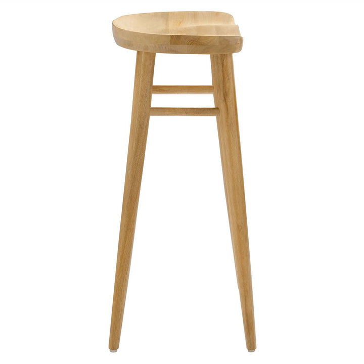 Sienna Backless Wood Bar Stools Set of 2