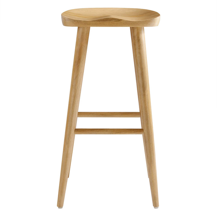 Sienna Backless Wood Bar Stools Set of 2