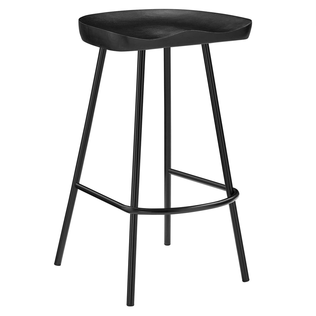 Cambridge Backless Wood Counter Stools Set of 2