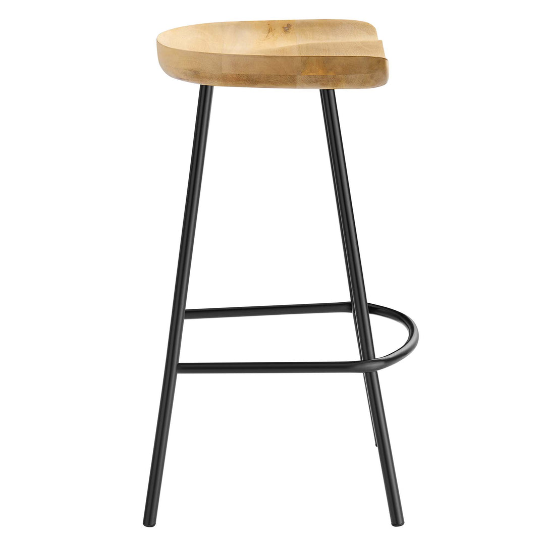 Cambridge Backless Wood Counter Stools Set of 2