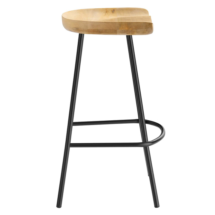 Cambridge Backless Wood Counter Stools Set of 2