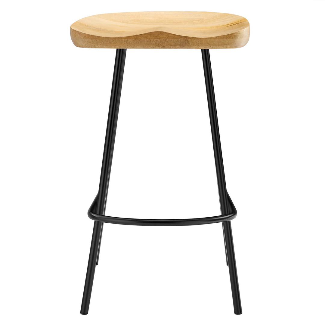 Cambridge Backless Wood Counter Stools Set of 2