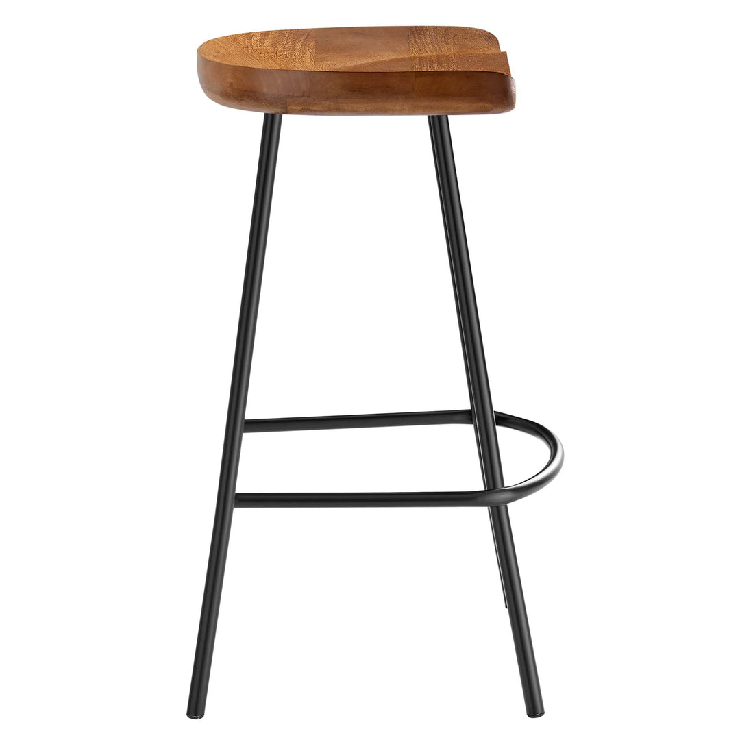 Cambridge Backless Wood Counter Stools Set of 2