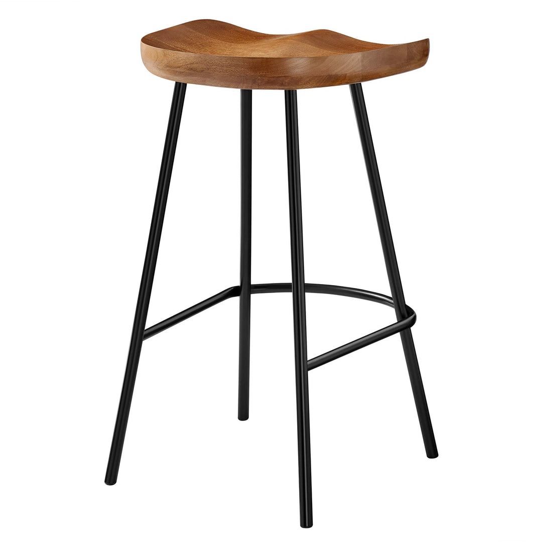 Cambridge Backless Wood Counter Stools Set of 2