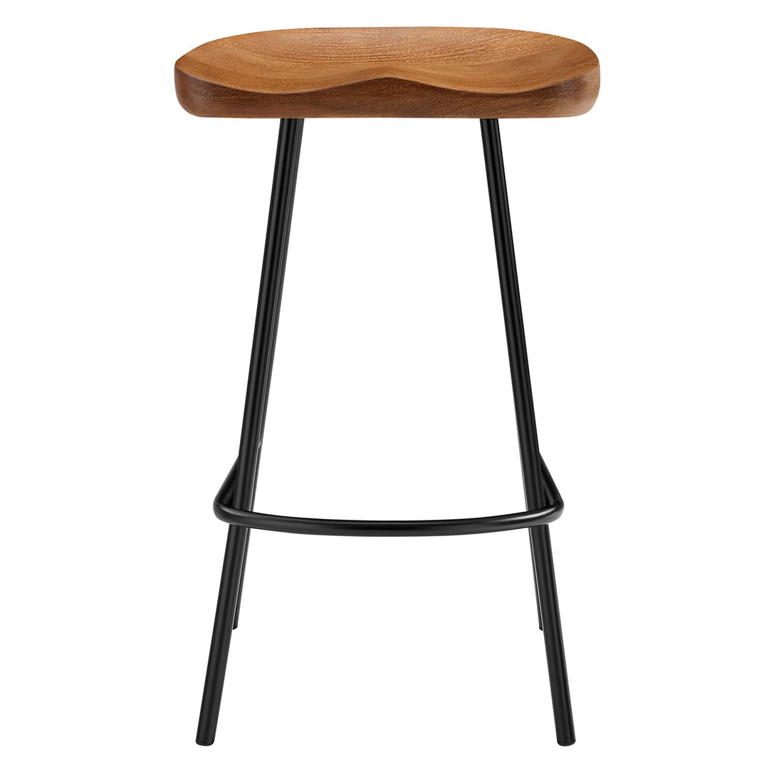 Cambridge Backless Wood Counter Stools Set of 2