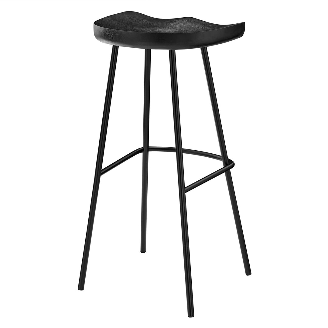 Camden Backless Wood Bar Stools Set of 2