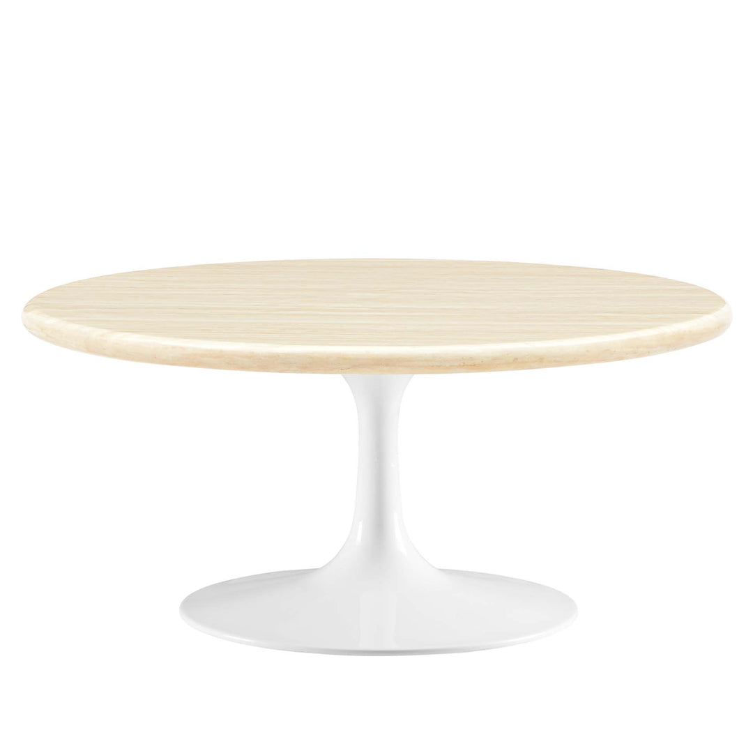 Lippa 36” Round Replica Stone Coffee Table