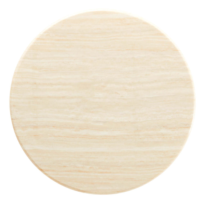 Lippa 36” Round Replica Travertine Dining Table