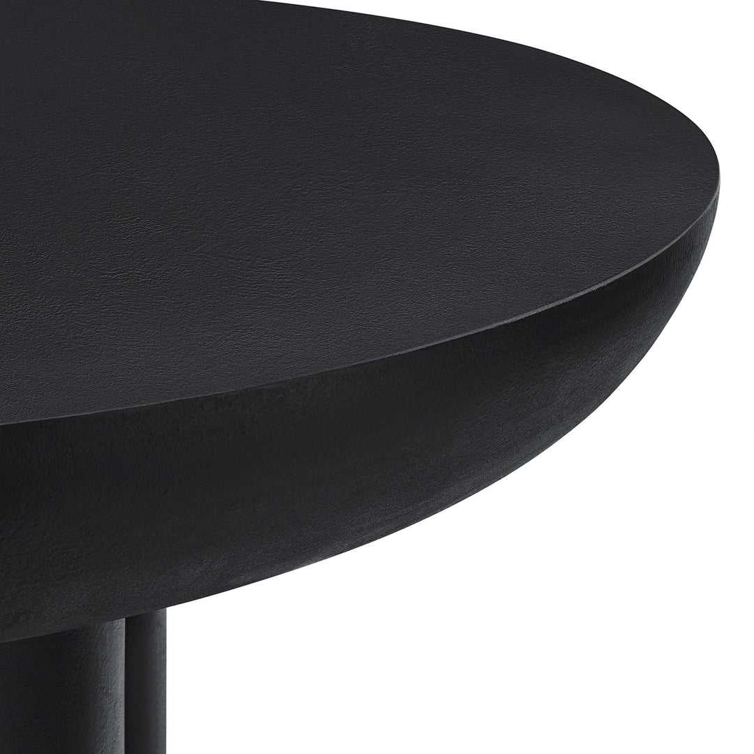 Cairo 40" Round Concrete Dining Table