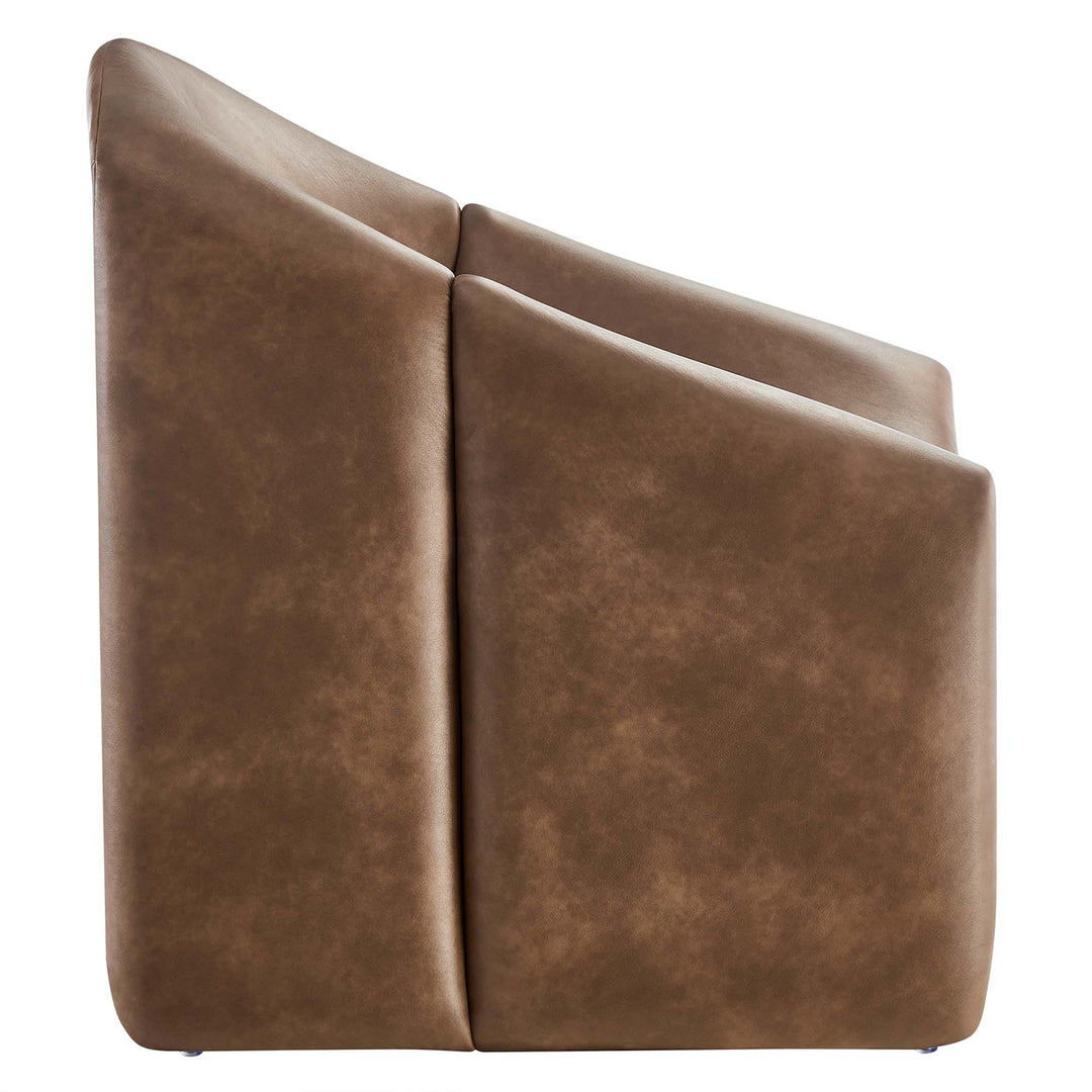 Vera Vegan Leather Armchair