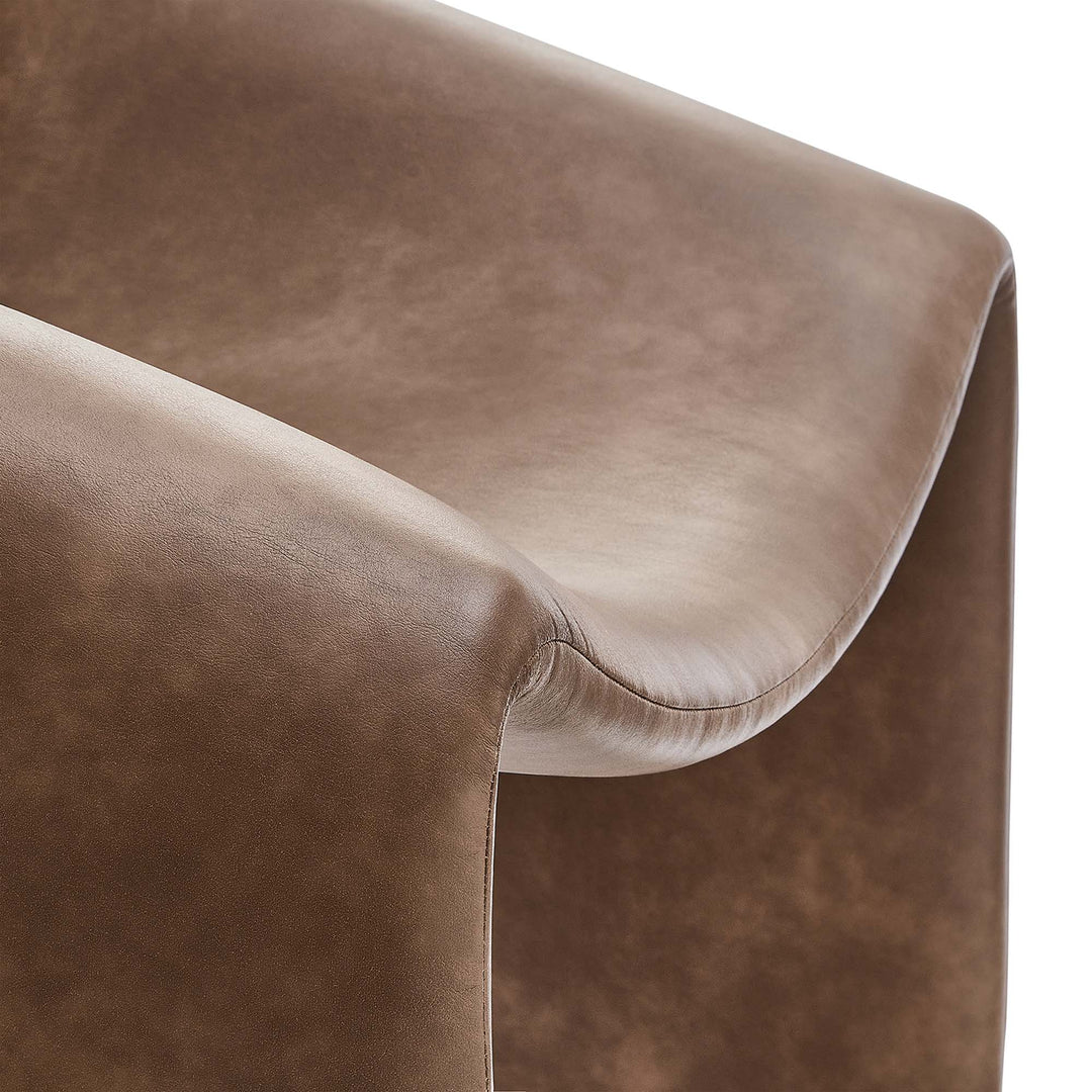 Vera Vegan Leather Armchair