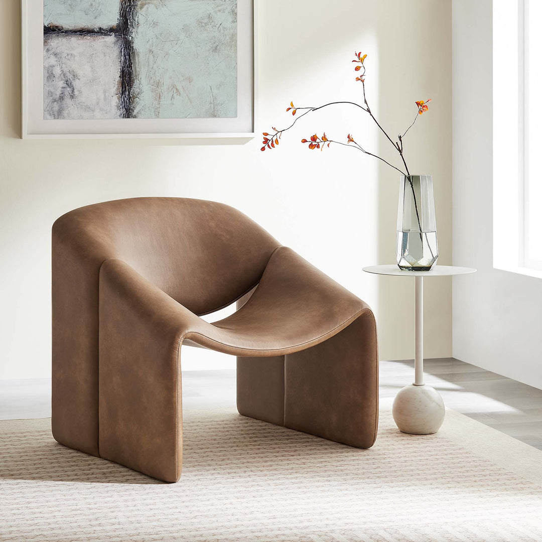 Vera Vegan Leather Armchair