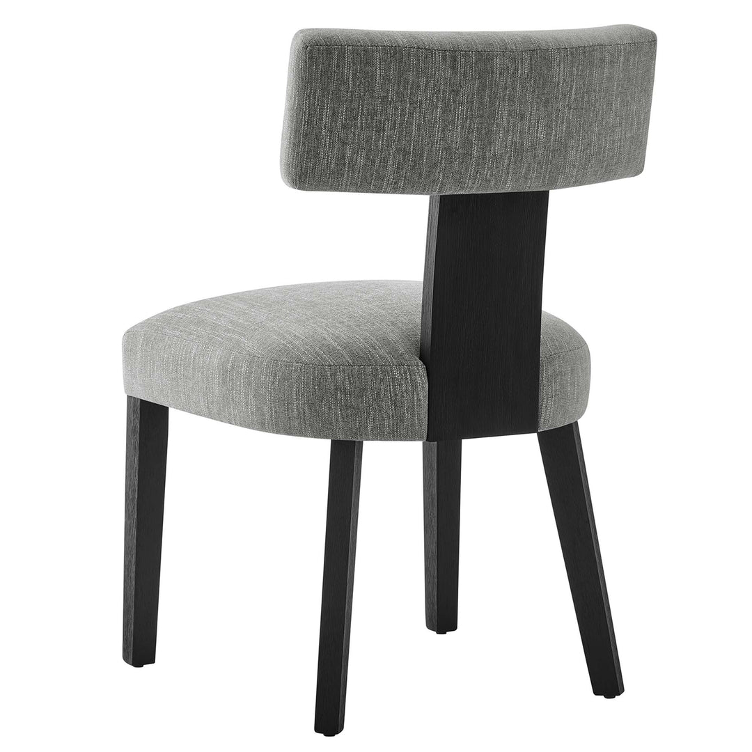 Nia Fabric Upholstered Dining Chairs Set of 2