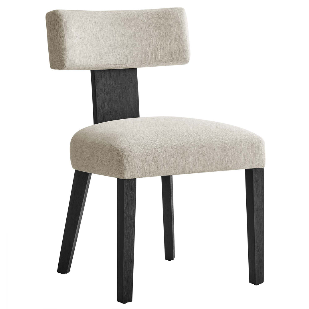 Nia Fabric Upholstered Dining Chairs Set of 2