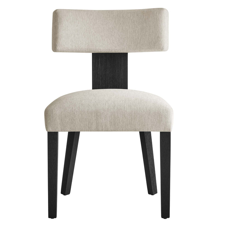 Nia Fabric Upholstered Dining Chairs Set of 2