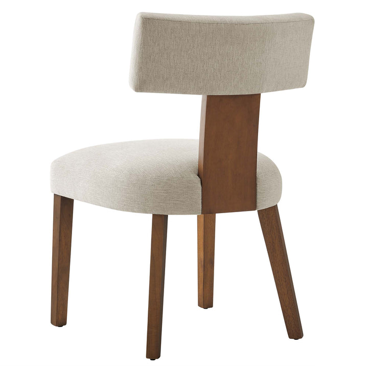 Nia Fabric Upholstered Dining Chairs Set of 2